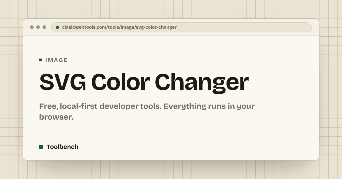 SVG Color Changer — Toolbench